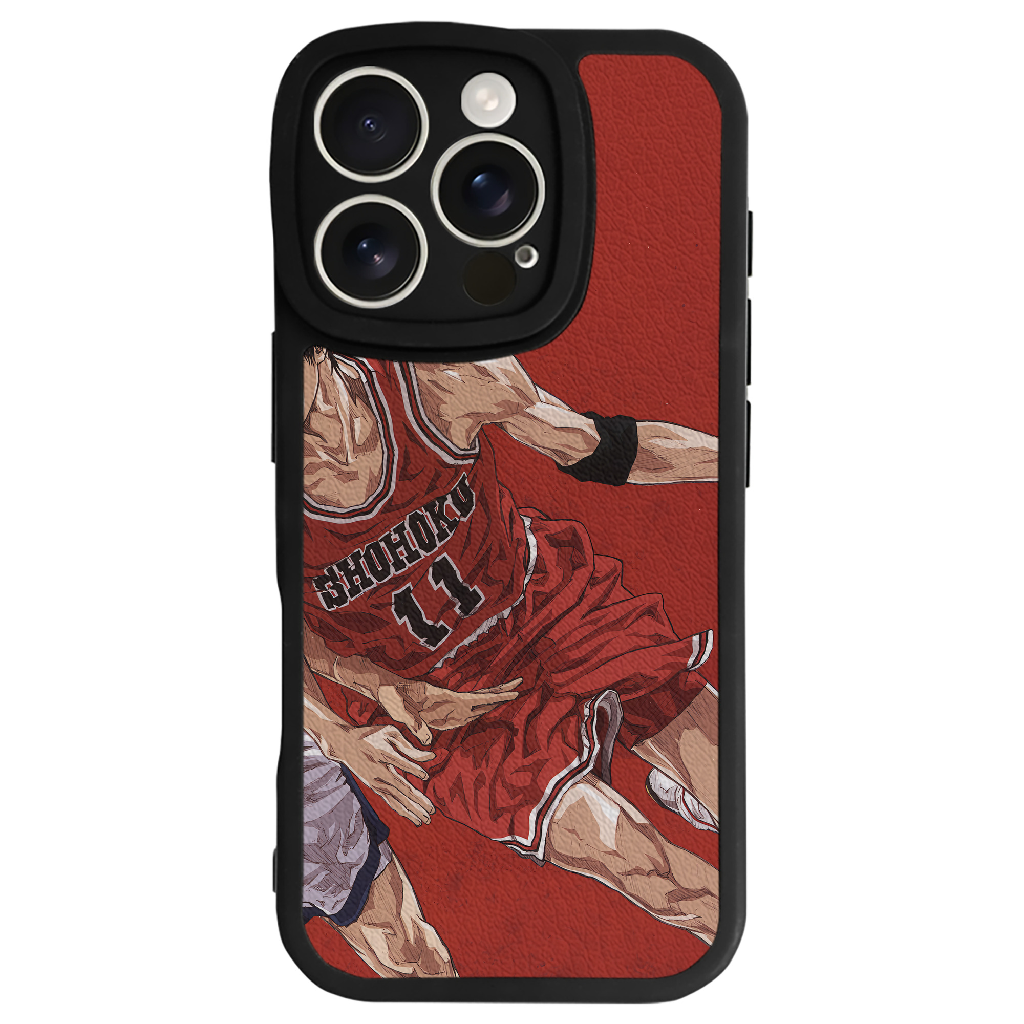 （画像用） SLAM DUNK／スラムダンク 【iPhone 16シリーズ対応】シリコンスマホケース（レザー調） 材質：シリコン